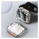 Θήκη Glass & PC inos Apple Watch 7/ 8/ 9  45mm Upgrade to Ultra Ασημί