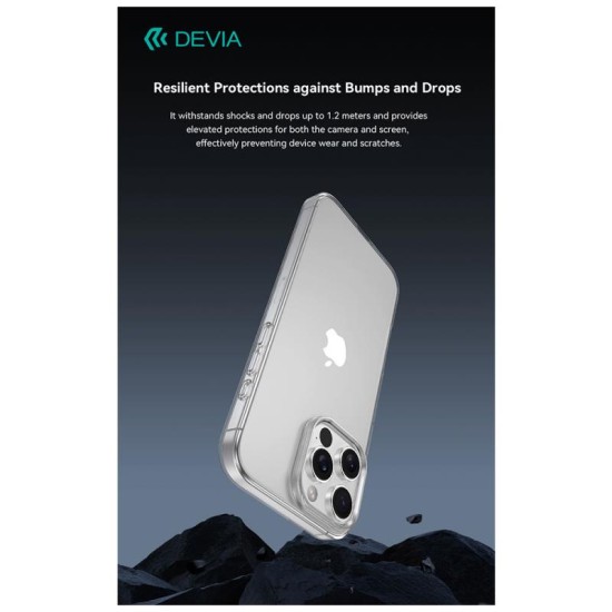 Θήκη TPU Devia Apple iPhone 16 Pro Naked Διάφανο Θήκη TPU Devia Apple iPhone 16 Pro Naked Διάφανο