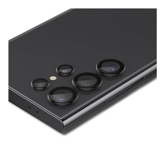 Προστατευτικό Κάλυμμα Κάμερας Spigen Optik.tR EZ-FIT για Τζαμάκι Κάμερας Samsung S928B Galaxy S24 Ultra 5G Μαύρο (2 τεμ.)