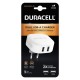 Φορτιστής Ταξιδίου Duracell 24W με Διπλή Έξοδο USB A 4.8A Λευκό Φορτιστής Ταξιδίου Duracell 24W με Διπλή Έξοδο USB A 4.8A Λευκό