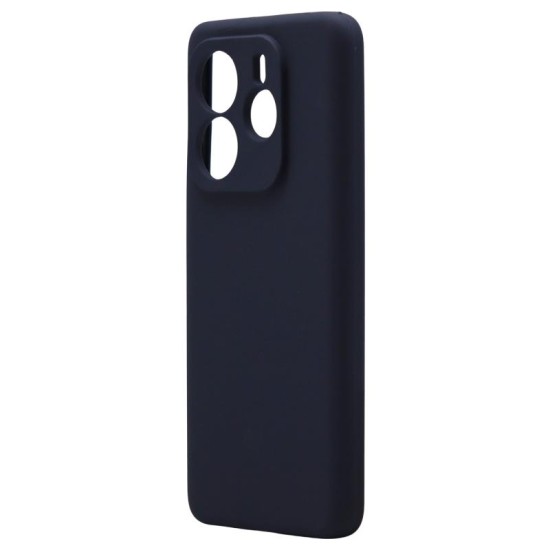 Θήκη Liquid Silicon inos Xiaomi Redmi Note 14 4G Velvet Σκούρο Μπλε