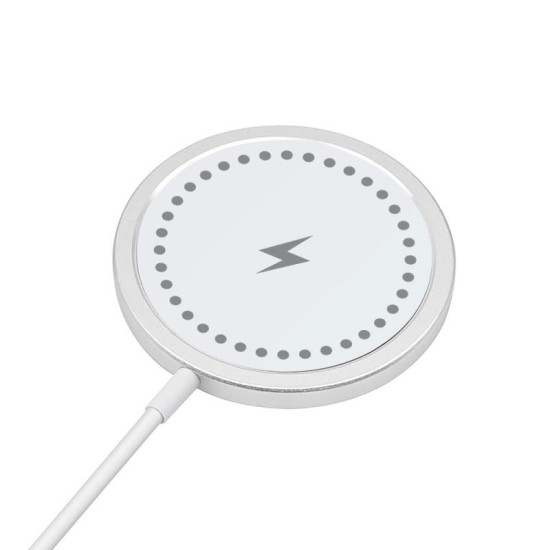 Ασύρματη Βάση Φόρτισης Μαγνητική Maxlife MXWC-05 15W Λευκό Ασύρματη Βάση Φόρτισης Μαγνητική Maxlife MXWC-05 15W Λευκό