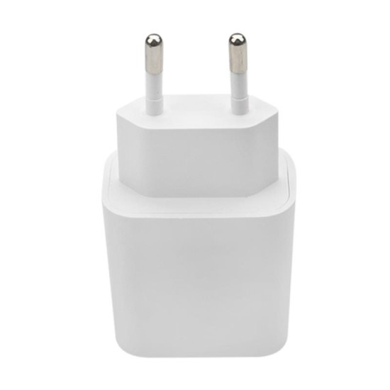Φορτιστής Ταξιδίου Ταχείας Φόρτισης Maxlife MXTC-06 με Διπλή Έξοδο USB A & USB C PD + QC 20W Λευκό