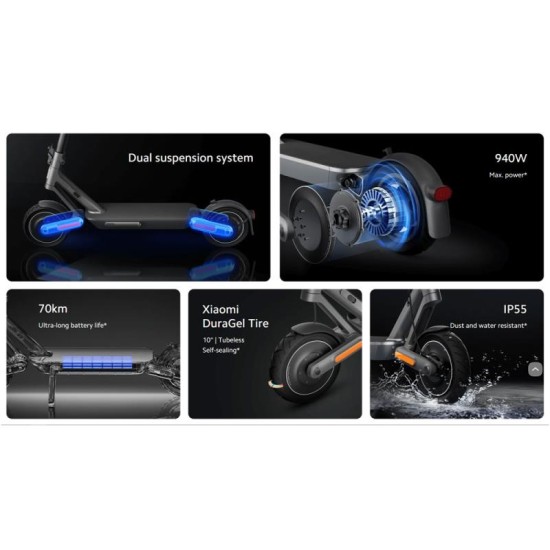 Ηλεκτρικό Πατίνι - Scooter Xiaomi 4 Ultra Μαύρο