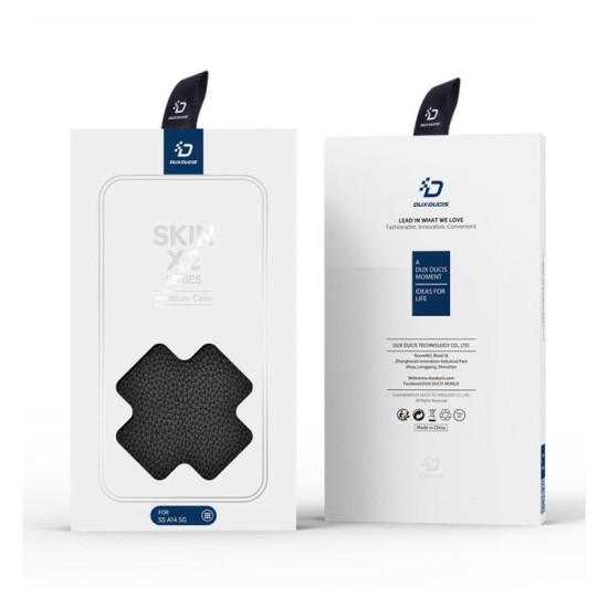Θήκη Flip Dux Ducis Skin X2 Wallet Samsung A146P Galaxy A14 5G Μαύρο Θήκη Flip Dux Ducis Skin X2 Wallet Samsung A146P Galaxy A14 5G Μαύρο