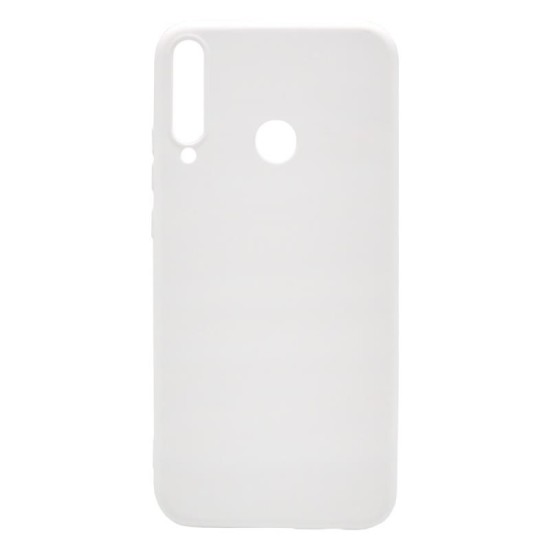 Θήκη Liquid Silicon inos Huawei P40 Lite E L-Cover Λευκό Θήκη Liquid Silicon inos Huawei P40 Lite E L-Cover Λευκό