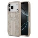 Θήκη PU Guess MagSafe Apple iPhone 17 Pro Hardcase 4G Printed Stripes Ροζ