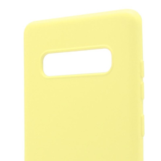 Θήκη Liquid Silicon inos Samsung G975F Galaxy S10 Plus L-Cover Κίτρινο Θήκη Liquid Silicon inos Samsung G975F Galaxy S10 Plus L-Cover Κίτρινο