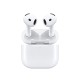 Ακουστικό Bluetooth Apple MXP93 AirPods 4 με ANC Λευκό