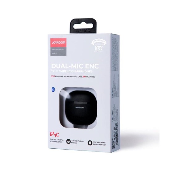 True Wireless Ακουστικά Bluetooth Joyroom JR-TL11 ENC Μαύρο True Wireless Ακουστικά Bluetooth Joyroom JR-TL11 ENC Μαύρο