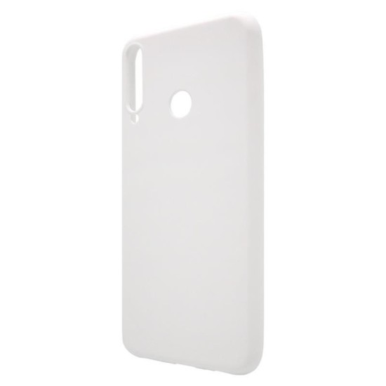 Θήκη Liquid Silicon inos Huawei P40 Lite E L-Cover Λευκό Θήκη Liquid Silicon inos Huawei P40 Lite E L-Cover Λευκό