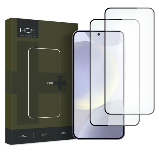 Tempered Glass Full Face Hofi Pro+ Samsung Galaxy S24 Plus 5G Μαύρο (2 τεμ.) Tempered Glass Full Face Hofi Pro+ Samsung Galaxy S24 Plus 5G Μαύρο (2 τεμ.)