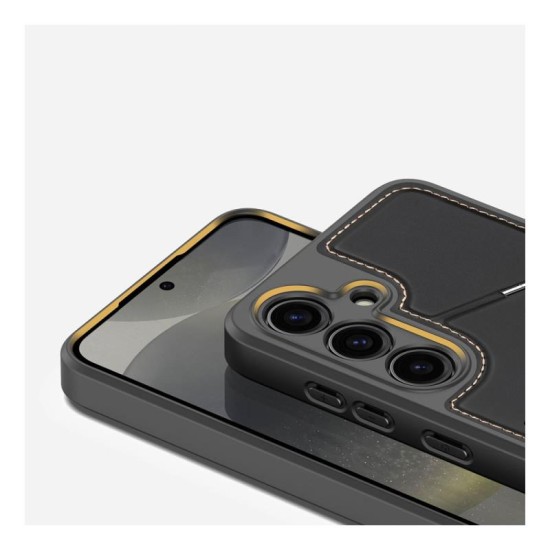Θήκη Δερμάτινη Dux Ducis Rafi II Mag 3 σε 1 MagSafe RFID Blocker Samsung S921B Galaxy S24 5G με Stand Μαύρο Θήκη Δερμάτινη Dux Ducis Rafi II Mag 3 σε 1 MagSafe RFID Blocker Samsung S921B Galaxy S24 5G με Stand Μαύρο