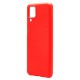 Θήκη Liquid Silicon inos Samsung A125F Galaxy A12/ A127F Galaxy A12 Nacho/ M127F Galaxy M12 L-Cover Κόκκινο