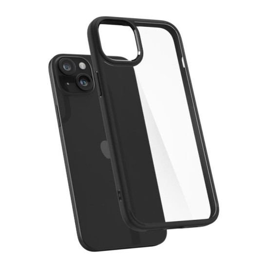 Θήκη TPU & PC Spigen Ultra Hybrid Apple iPhone 15 Διάφανο-Μαύρο