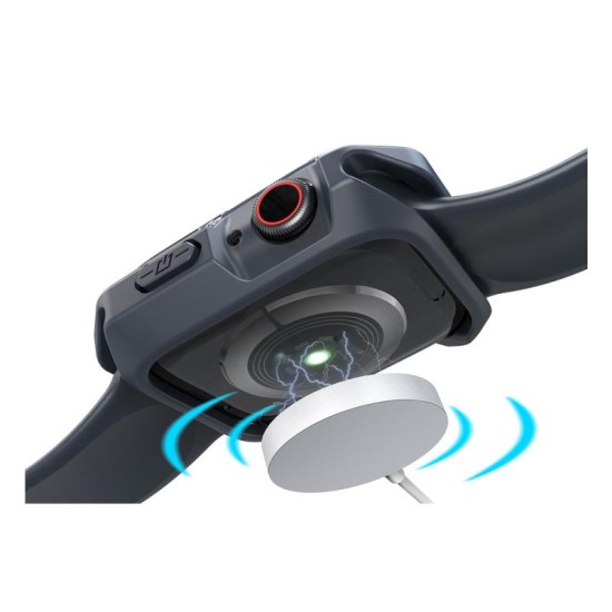 Θήκη TPU & PC Devia Sport Apple Watch 4/ 5/ 6/ SE (40mm) Shock Proof Σκούρο Μπλε