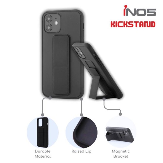 Θήκη TPU & PC inos Apple iPhone 14 Pro Max Kickstand Μαύρο Θήκη TPU & PC inos Apple iPhone 14 Pro Max Kickstand Μαύρο