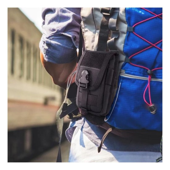 Universal Θήκη Holster Ταξιδίου για Ζώνη/Σακίδιο Μαύρη Universal Θήκη Holster Ταξιδίου για Ζώνη/Σακίδιο Μαύρη