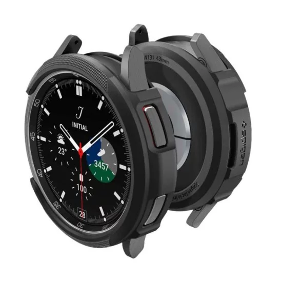Θήκη Soft TPU Spigen Liquid Air Samsung Galaxy Watch 6 Classic 43mm Μαύρο