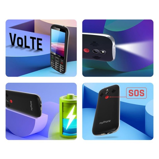 Κινητό Τηλέφωνο myPhone Halo 4 LTE (Dual SIM) Black Κινητό Τηλέφωνο myPhone Halo 4 LTE (Dual SIM) Black