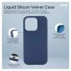 Θήκη Liquid Silicon inos Apple iPhone 16 Plus 5G Velvet Ανοιχτό Γκρι Θήκη Liquid Silicon inos Apple iPhone 16 Plus 5G Velvet Ανοιχτό Γκρι