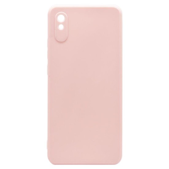 Θήκη Soft TPU inos Xiaomi Redmi 9A S-Cover Σομόν Θήκη Soft TPU inos Xiaomi Redmi 9A S-Cover Σομόν