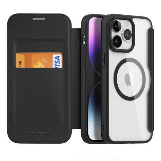 Θήκη Flip Dux Ducis Skin X Pro Wallet Apple iPhone 15 Pro Μαύρο Θήκη Flip Dux Ducis Skin X Pro Wallet Apple iPhone 15 Pro Μαύρο