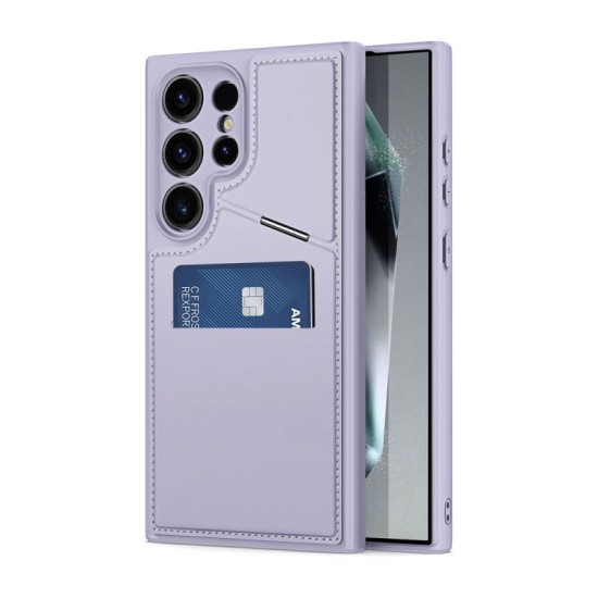 Θήκη Δερμάτινη Dux Ducis Rafi II Mag 3 σε 1 MagSafe RFID Blocker Samsung S928B Galaxy S24 Ultra 5G με Stand Μωβ Θήκη Δερμάτινη Dux Ducis Rafi II Mag 3 σε 1 MagSafe RFID Blocker Samsung S928B Galaxy S24 Ultra 5G με Stand Μωβ