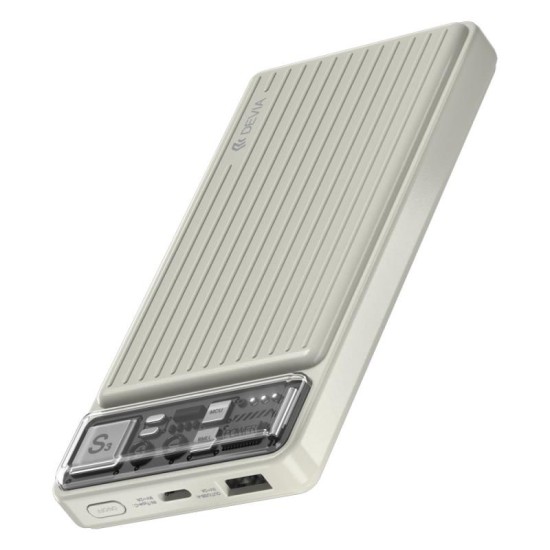 Φορτιστής Ανάγκης Devia EP175 12W 10000mAh Smart Ivory Φορτιστής Ανάγκης Devia EP175 12W 10000mAh Smart Ivory