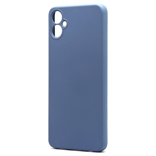 Θήκη Liquid Silicon inos Samsung A055F Galaxy A05 L-Cover Γκρι-Μπλε Θήκη Liquid Silicon inos Samsung A055F Galaxy A05 L-Cover Γκρι-Μπλε
