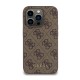 Θήκη PU Guess Apple iPhone 15 Pro Hardcase Metal Gold Logo 4G Καφέ Θήκη PU Guess Apple iPhone 15 Pro Hardcase Metal Gold Logo 4G Καφέ