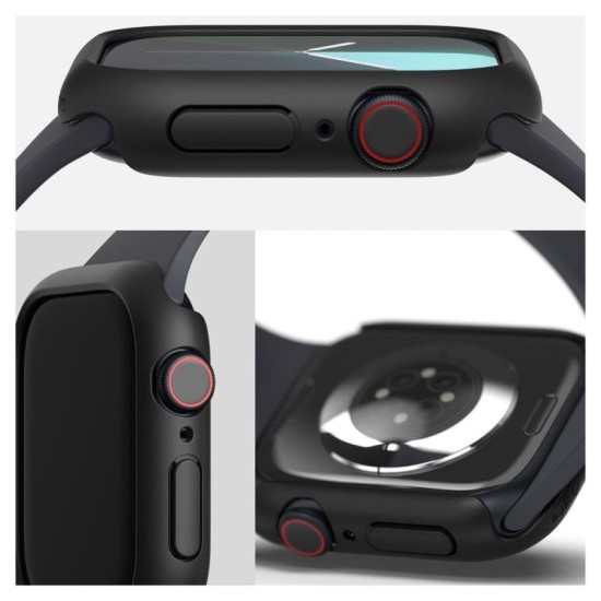 Θήκη PC Ringke Slim Apple Watch 10 46mm Διάφανο & Μαύρο (2 τεμ.) Θήκη PC Ringke Slim Apple Watch 10 46mm Διάφανο & Μαύρο (2 τεμ.)