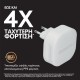 Φορτιστής Ταξιδίου Ταχείας Φόρτισης Duracell PD 30W με Έξοδο USB A & Έξοδο USB C Λευκό Φορτιστής Ταξιδίου Ταχείας Φόρτισης Duracell PD 30W με Έξοδο USB A & Έξοδο USB C Λευκό