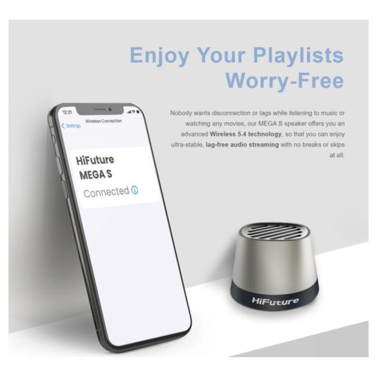 Φορητό Ηχείο Bluetooth HiFuture Mega S BT 5.4 MagSafe 5W Μπεζ Φορητό Ηχείο Bluetooth HiFuture Mega S BT 5.4 MagSafe 5W Μπεζ