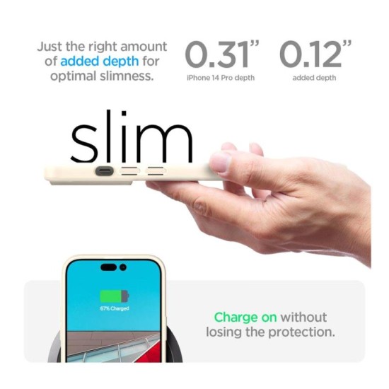 Θήκη TPU & PC Spigen Ultra Hybrid Apple iPhone 14 Pro Διάφανο-Μπεζ Θήκη TPU & PC Spigen Ultra Hybrid Apple iPhone 14 Pro Διάφανο-Μπεζ