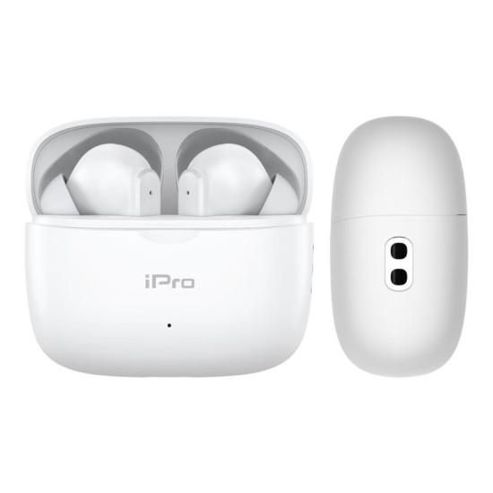 True Wireless Ακουστικά Bluetooth iPro TW300 Plus Λευκό True Wireless Ακουστικά Bluetooth iPro TW300 Plus Λευκό