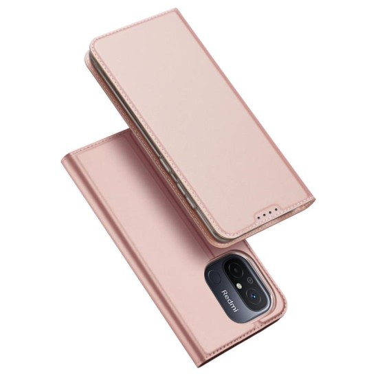 Θήκη Flip Dux Ducis Skin Pro Xiaomi Poco C55/ Redmi 12C Ροζ Θήκη Flip Dux Ducis Skin Pro Xiaomi Poco C55/ Redmi 12C Ροζ