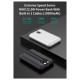 Φορτιστής Ανάγκης Devia EP202 MINI 22.5W 10000mAh με 2 Ενσωματωμένα Καλώδια Extreme Speed Ασημί