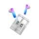 True Wireless Ακουστικά Bluetooth Joyroom JR-TC1 IceLens Series με RGB Λευκό True Wireless Ακουστικά Bluetooth Joyroom JR-TC1 IceLens Series με RGB Λευκό