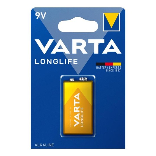 Μπαταρία Alkaline Varta Longlife 6LP3146 9V (1 τεμ.) Μπαταρία Alkaline Varta Longlife 6LP3146 9V (1 τεμ.)