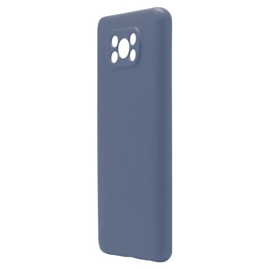 Θήκη Liquid Silicon inos Xiaomi Poco X3 NFC/ Poco X3 Pro L-Cover Μπλε Ραφ Θήκη Liquid Silicon inos Xiaomi Poco X3 NFC/ Poco X3 Pro L-Cover Μπλε Ραφ