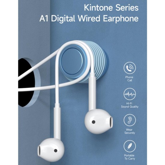 Hands Free Stereo A1 Devia EM105 USB C Kintone Μαύρο Hands Free Stereo A1 Devia EM105 USB C Kintone Μαύρο