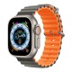 Λουράκι Devia Sport6 Silicone Apple Watch (42/ 44/ 45/ 49mm) Deluxe Two-Tone Γκρι-Πορτοκαλί Λουράκι Devia Sport6 Silicone Apple Watch (42/ 44/ 45/ 49mm) Deluxe Two-Tone Γκρι-Πορτοκαλί