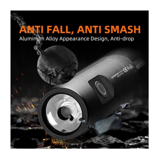 Επαναφορτιζόμενος Φακός Ποδηλάτου Superfire BL14 2000mAh 400lm Επαναφορτιζόμενος Φακός Ποδηλάτου Superfire BL14 2000mAh 400lm