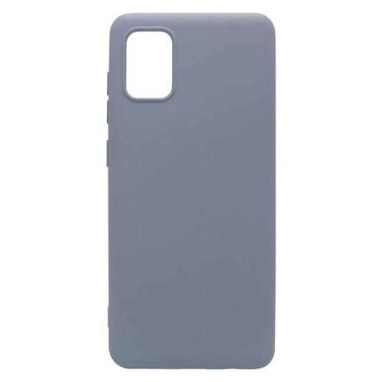 Θήκη Liquid Silicon inos Samsung A315F Galaxy A31 L-Cover Γκρι-Μπλε Θήκη Liquid Silicon inos Samsung A315F Galaxy A31 L-Cover Γκρι-Μπλε