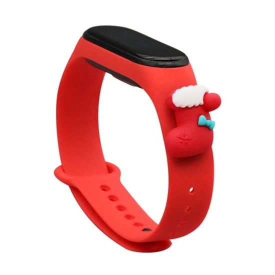 Λουράκι Xiaomi Mi Band 4/ Mi Band 5/ Mi Band 6 Xmas Sock Κόκκινο (Ασυσκεύαστο) Λουράκι Xiaomi Mi Band 4/ Mi Band 5/ Mi Band 6 Xmas Sock Κόκκινο (Ασυσκεύαστο)