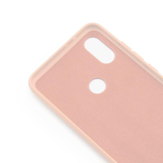 Θήκη Liquid Silicon inos Xiaomi Mi A2/ Mi 6X L-Cover Σομόν Θήκη Liquid Silicon inos Xiaomi Mi A2/ Mi 6X L-Cover Σομόν