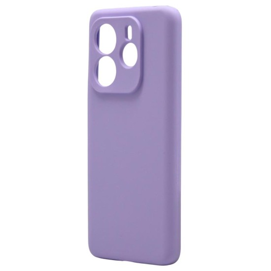 Θήκη Liquid Silicon inos Xiaomi Redmi Note 14 4G Velvet Βιολετί