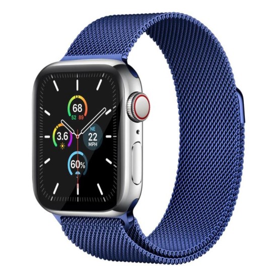 Λουράκι Ahastyle WG42 Magnetic Stainless Steel Apple Watch (38/ 40/ 41mm) Μπλε Λουράκι Ahastyle WG42 Magnetic Stainless Steel Apple Watch (38/ 40/ 41mm) Μπλε