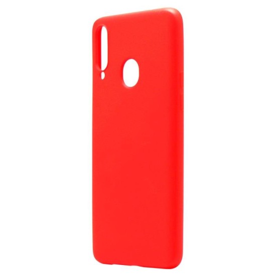 Θήκη Liquid Silicon inos Samsung A207F Galaxy A20s L-Cover Κόκκινο Θήκη Liquid Silicon inos Samsung A207F Galaxy A20s L-Cover Κόκκινο